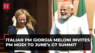 Italian Prime Minister Giorgia Meloni calls PM Modi,  invites him to the G7 summit in June