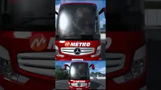 🚌ETS2 1.54 Mercedes-Benz Travego 15 SHD (2020) Autobus🎥❤️Subscribe❤️🎨ReShade🌛Snowy Moon #Promods