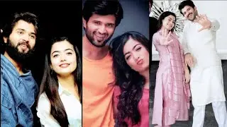 vijay deverakonda & rashmikamandanna spotted at Mumbai airport after celebrating New year in London