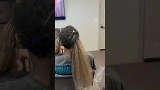 Micro braids on short hair #microbraids #braids #hairstyles