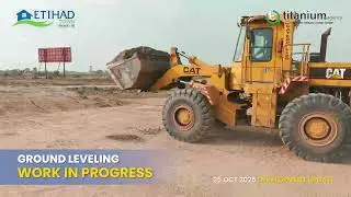 Etihad Town Phase 3 Lahore | October 2025 Development Update | Ground Leveling & Main Boulevard Work