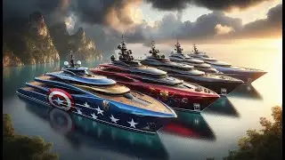 Superhero Luxury Yachts: Avengers' Top 12 #ViralShorts, #Trending, #LuxuryLife, #MarvelMagic