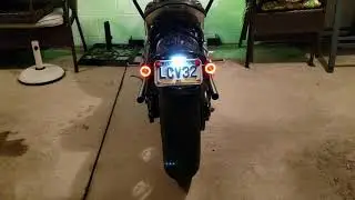 Triumph Bobber Multi Function Turn Signals + License Plate Holder