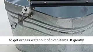 The Solid Stainless Steel Industrial Wisemen Hand Clothes Wringer Car Detailers Washing Services