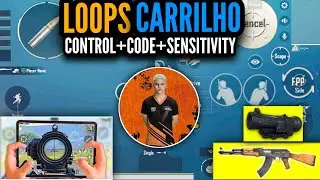 Loops Carrilho Control Code & Sensitivity Code 2021 || BGMI/PUBG MOBILE || MASTER Gaming