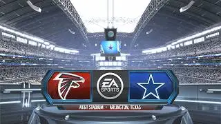 Madden NFL 16 - Atlanta Falcons (1-1) Vs Dallas Cowboys (1-1) Simulation Week 3 Full Gameplay