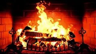 🔥 Relaxing Fireplace Ambience 4K | Real Crackling Fire Sounds