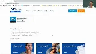 A quick overview of the SPASA awards portal (2021)