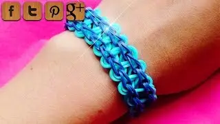 Zigzag bracelet - Dr. Loom - &copy; Woolpedia