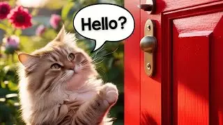Cats KNOCKING on doors! Funny Cats!