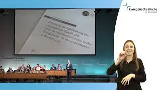 Pr&auml;sesbericht von Dr. Thorsten Latzel in Deutscher Geb&auml;rdensprache