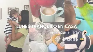 Un lunes sencillo en casa 🌿 | Rutina con mi bebé 🍼 | comida casera ☕️
