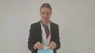How to wear a disposable face mask