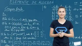 Structuri algebrice. Grupuri finite. Aplicații - Clasa a XII-a