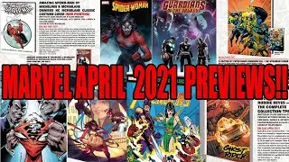 Advance look at the Collected  Editions in the April Marvel Previews 2021!