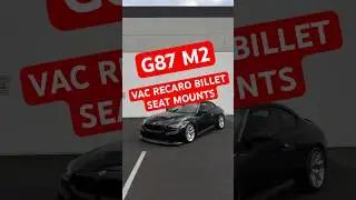 Ultimate G87 M2 Track Build | Recaro Podium Seats + VAC Motorsports Billet Seat Mounting Brackets