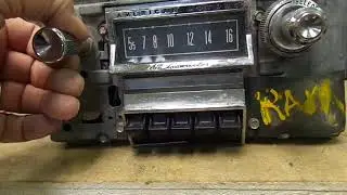1964-1966 AMC Rambler AM Push Button Radio
