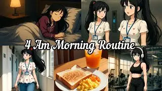 Soft Life 4AM Morning Routine🌷| Calm Gym & Work Day |  #aesthetic #vlog #morningroutine #dayinmylife