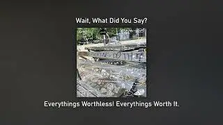Wait, What Did You Say? - Everythings Worthless! Everythings Worth It.