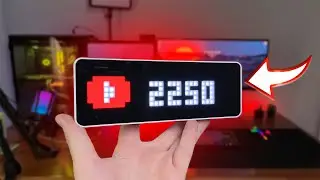 REL&Oacute;GIO COM MOSTRADOR DE INSCRITOS DO AliExpress | Review UIanzi TC001