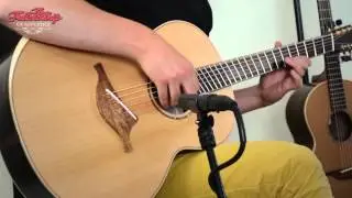 Lowden F-35 Fan Fret Bevel Ziricote - Cedar Richard Thompson style at TFOA