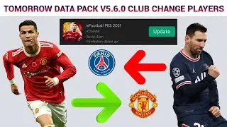TOMORROW DATA PACK V5.6.0 CLUB CHANGE PLAYERS | UPDATE | PES 2021 MOBILE