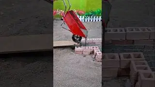 Tiny Brick & Concrete House Build ،، So Clean, So Satisfying#shorts#tinyhouseconstruction ##diy