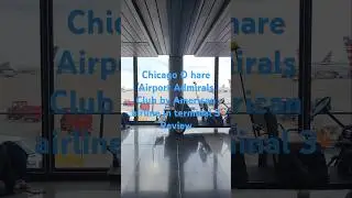 Admirals Club American Airline lounge at Chicago o hare airport terminal 3 #loungereview