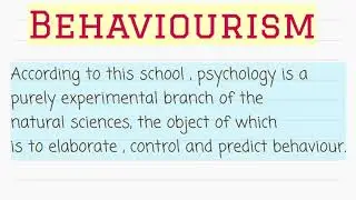 Schools of psychology