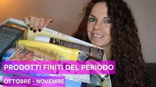 VI MOSTRO I PRODOTTI FINITI DEL PERIODO (OTTOBRE- NOVEMBRE)