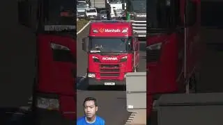the big truk is so cool #reaction #usa #shortvideo
