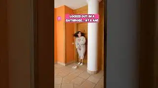She Was Locked Out in Her Bathrobe, But a Stranger Came to the Rescue! #shorts