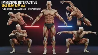 HIGH QUALITY Immersive Interactive Warm Up #4 | Full Body Activation | All Angles