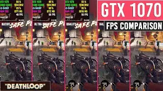 Deathloop | GTX 1070 | AMD FidelityFX Super Resolution | FPS Comparison | 1080p (AMD FSR)