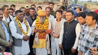 श्री राम माहयज्ञ के कार्य को देकने के लिए पधारे श्री राधेश्याम धाकड़ और उनके पुत्र अरविंद धाकड़