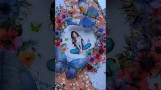 Butterfly Aesthetic Journal 🦋#shorts #journaling #journalideas  #asthetic #floraljournal