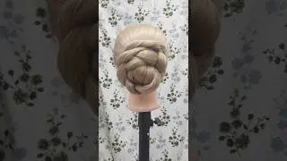 Easy bridal juda hairstyle# simple hairstyles #subscribe#yt shorts