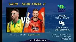 SA20 2023 SEMIFINAL 2 JSK VS SEC Astrology prediction