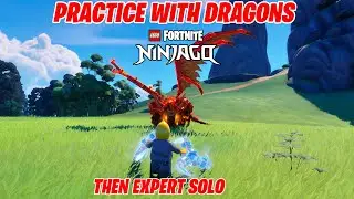 Dancing With Dragons! | Practice First then Expert World | Lego Fortnite NINJAGO
