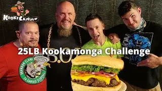 Kooky Canuck 25LB Kookamonga Burger Challenge | New Record
