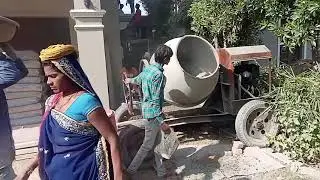 1st Floor Roof Construction_1st Floor Slab Rcc Reinforcement Concrete with Machine|Roof concrete