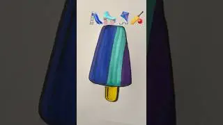🛝🛼🪁🏏SATISFYING COLORING DRAWING IDEA #shorts #youtubeshorts #satisfying #ar