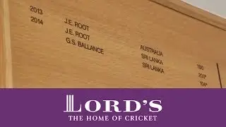Joe Root & Gary Ballance Names Unveiled At Lord's | Honours Board Legends
