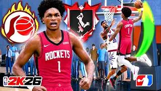 AMEN THOMPSON POINT GUARD BUILD is a HIGHLIGHT MACHINE in the RANDOM REC (NBA 2K26)