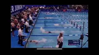 Andrew Shackell | Relay Split (46.22) 100 Fly | Junior Nationals 2024