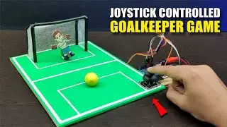Joystick Controlled Goalkeeper Game || How To Control Servo Motor With Joystick Module #arduino #iot