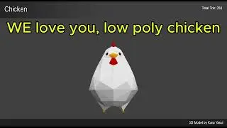 Ode to Low-Poly Chicken