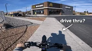 Can you take an E-Bike through a Drive Thru? | Yozma IN10