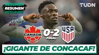 Resumen y goles | Canadá 0-2 Estados Unidos | CONCACAF Nations League - Final | TUDN