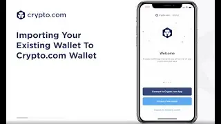 How To Import Your Existing Wallet To Your Crypto.com Wallet